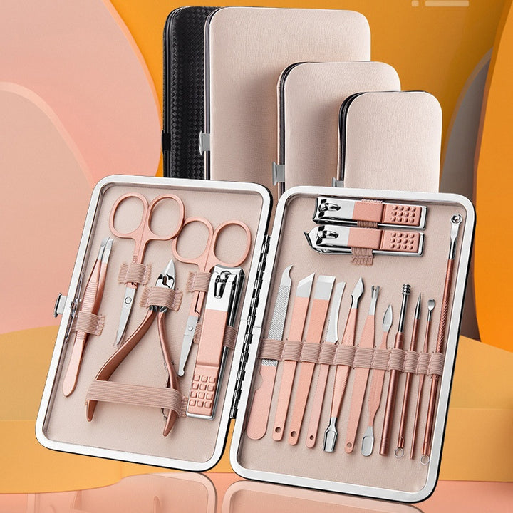 Professional Nail Clippers & Scissors Set – Pedicure Tools with Dead Skin Pliers, Ear Spoon, Nail Groove Trimmers, and Pedicure Knife - LovinCart