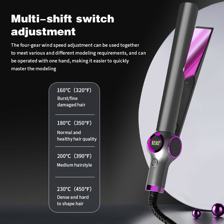 Digital Display Hair Straightener & Dual-Use Automatic Hair Curler - LovinCart