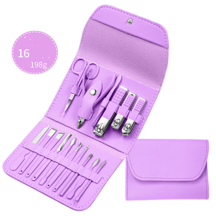 Professional Nail Clippers & Scissors Set – Pedicure Tools with Dead Skin Pliers, Ear Spoon, Nail Groove Trimmers, and Pedicure Knife - LovinCart