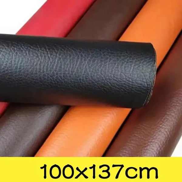 100x137cm Self-Adhesive Leather Repair Tape – Premium PU Vinyl Patch for Sofa & Car Seat