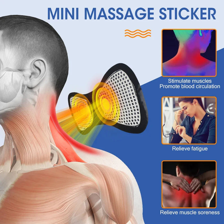 Experience Relief: EMS Neck Massager for Muscle Pain, Relaxation & Shoulder Comfort - Electric Cervical Vertebra Massage - LovinCart