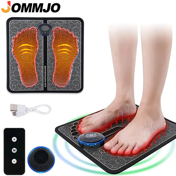 Foot Massager EMS Rechargeable Massage Mat Foot Relaxation Pads Electric Foot Massage Tool To Relieve Sore Feet Home Fitness - LovinCart