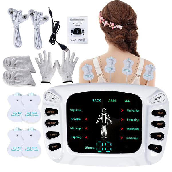 Portable TENS EMS Muscle Stimulator – Relaxation and Wellness at Home