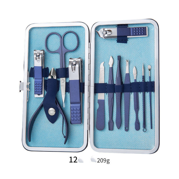 Professional Nail Clippers & Scissors Set – Pedicure Tools with Dead Skin Pliers, Ear Spoon, Nail Groove Trimmers, and Pedicure Knife - LovinCart